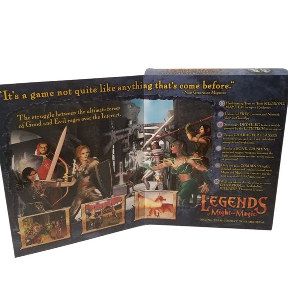 Legends of Might & Magic PC Game 3DO Video Game Big Box 2001 Medieval CD Rom - Picture 3 of 11